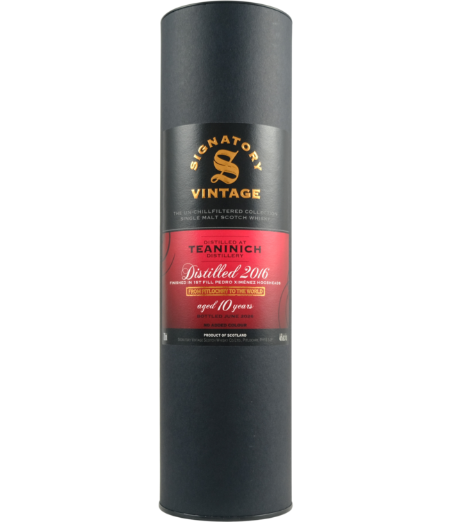 Teaninich Teaninich 2016 Signatory Vintage - PX Finish