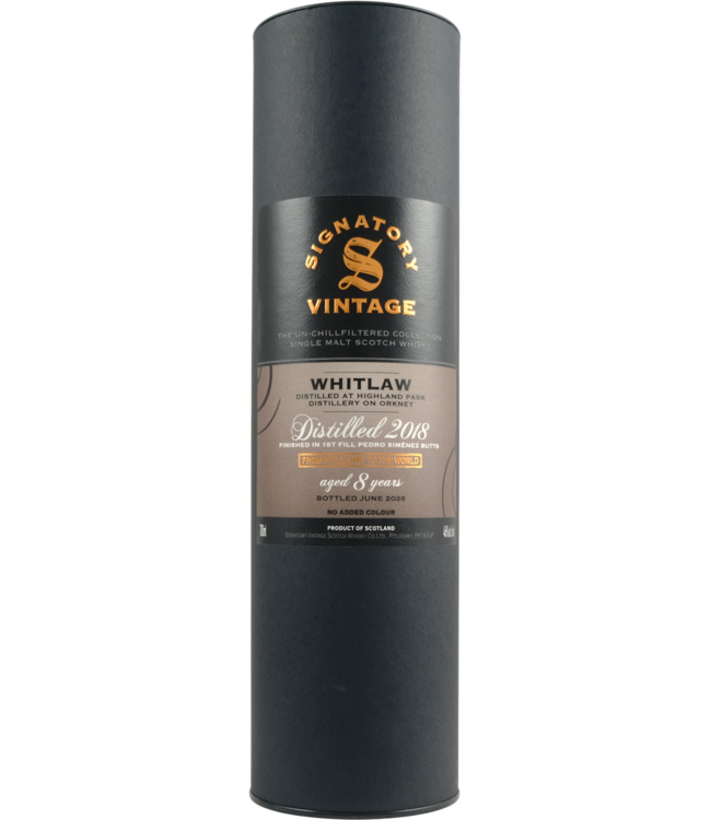 Whitlaw Whitlaw 2018 Signatory Vintage - PX finish