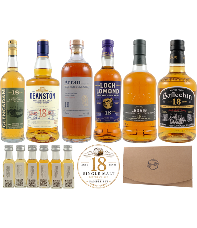 18-year-old Single Malt Sample Set 6x2cl