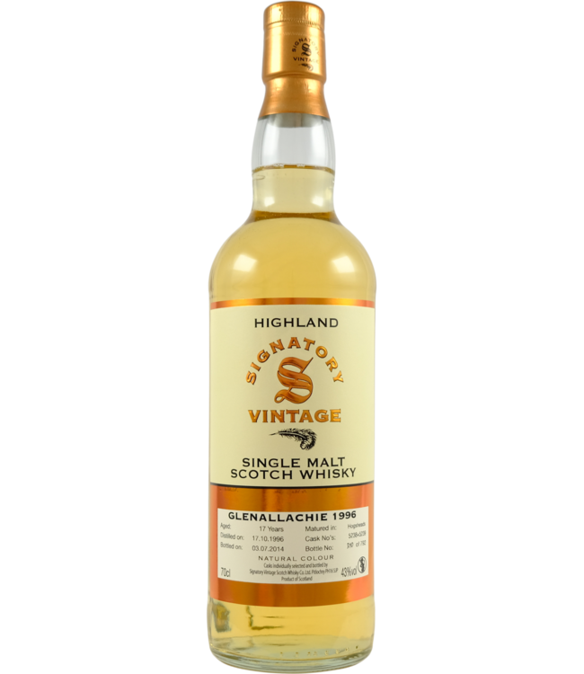 Glenallachie Glenallachie 1996 Signatory Vintage - Cask  5238 + 5239