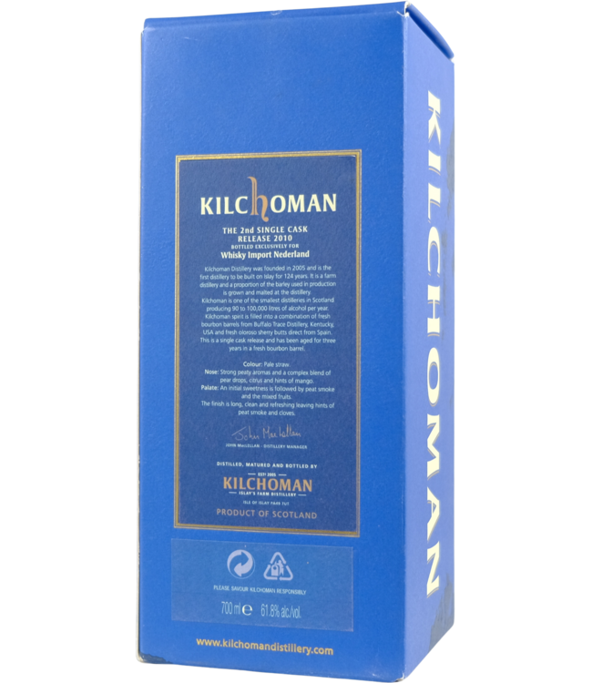 Kilchoman Kilchoman 2007 - Single Cask Release for WIN