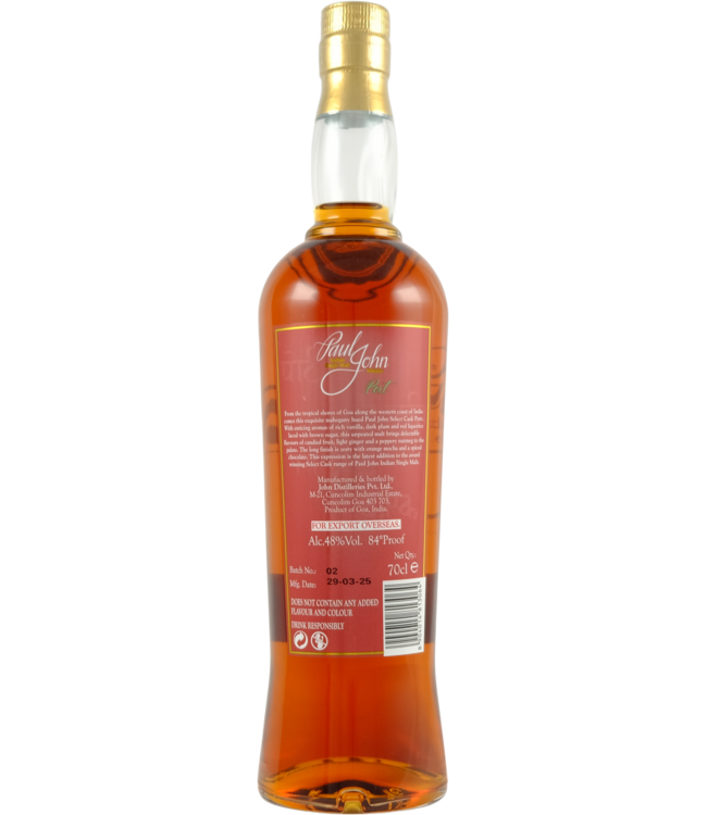 Paul John Paul John Port Select Cask