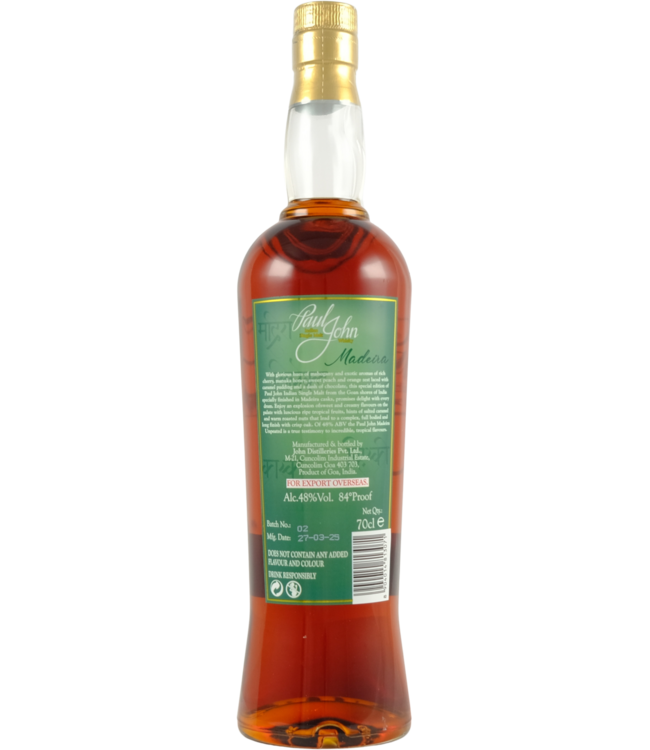 Paul John Paul John Madeira Select Cask