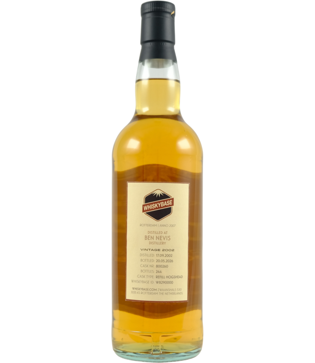 Ben Nevis Ben Nevis 2002 Whiskybase - 290.00 Bottles in Whiskybase