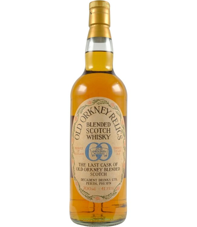 Old Orkney Relics 30-year-old Decadent Drinks