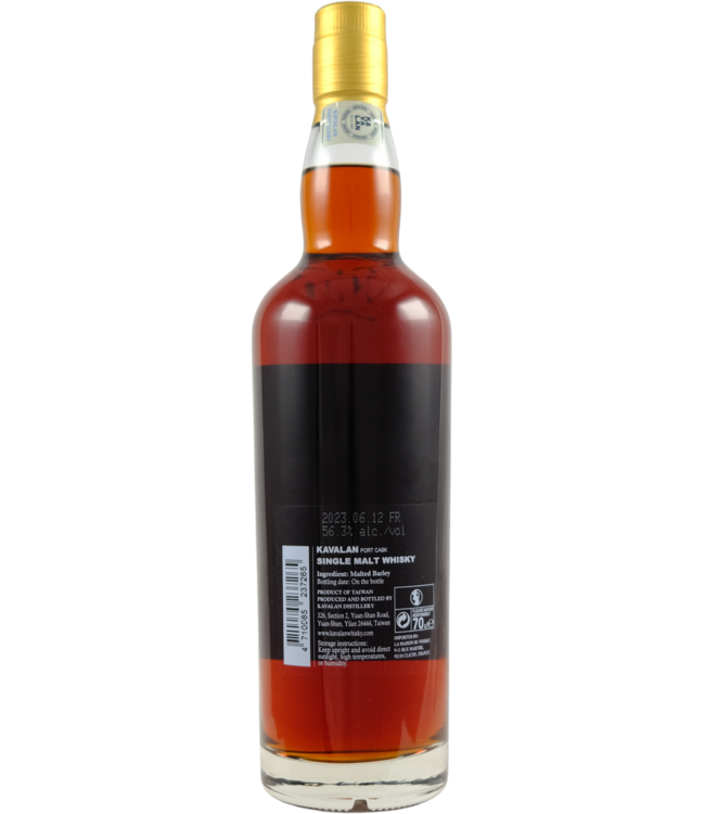 Kavalan Kavalan Solist Port - Cask 0110112024B - 56,3%