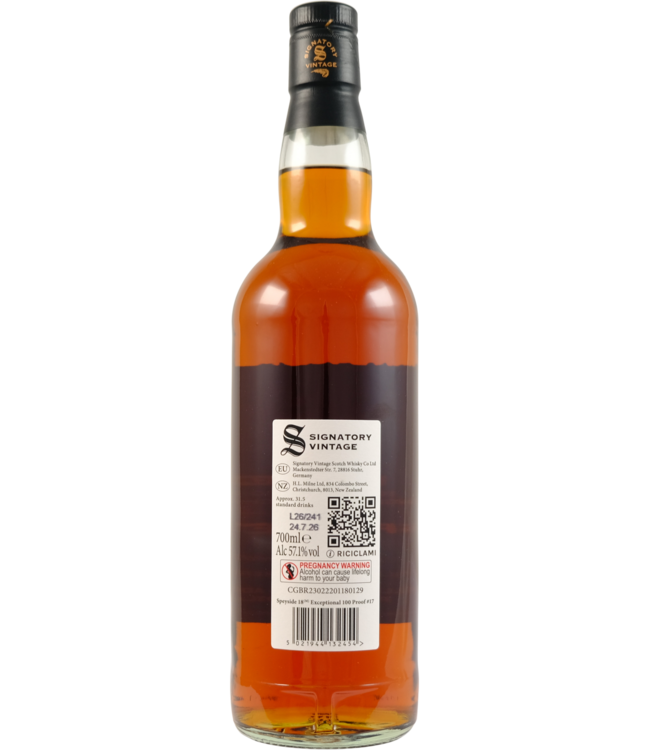 Speyside (M) 2008 Signatory Vintage - 100 Proof Exceptional #17