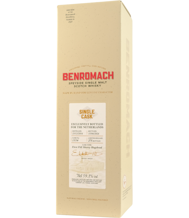 Benromach Benromach 2016 - Bottled for the Netherlands