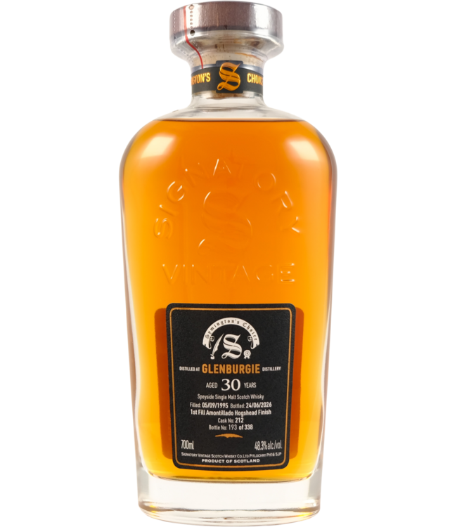 Glenburgie Glenburgie 1995 Signatory Vintage - 1st Fill Amontillado Finish