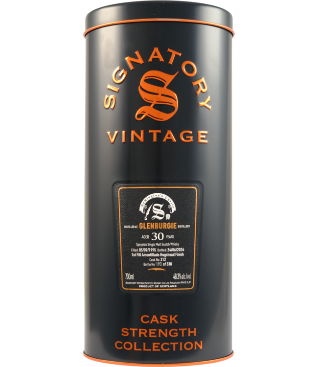 Glenburgie Glenburgie 1995 Signatory Vintage - 1st Fill Amontillado Finish