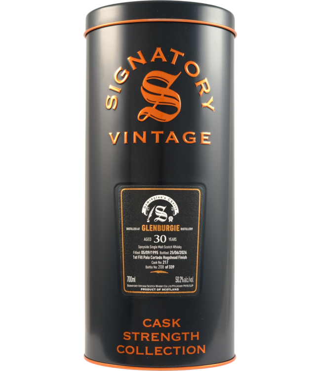 Glenburgie Glenburgie 1995 Signatory Vintage - 1st Fill Palo Cortado Finish