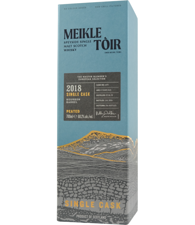 Glenallachie Meikle Tòir 2018 Single Cask - Bourbon Barrel