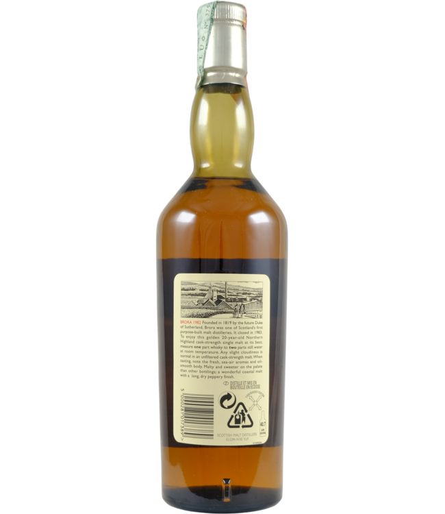 Brora Brora 1982 - Rare Malts