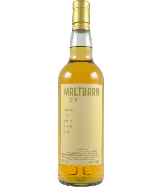 Distilled at a Secret Orkney Distillery 2006 Maltbarn