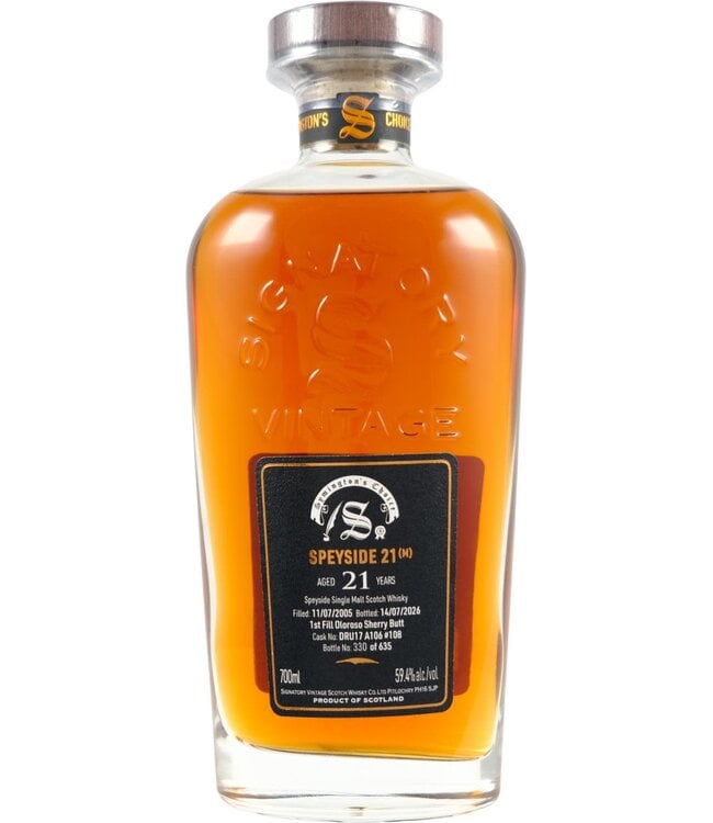 Macallan Speyside (M) 2005 Signatory Vintage - Cask #108