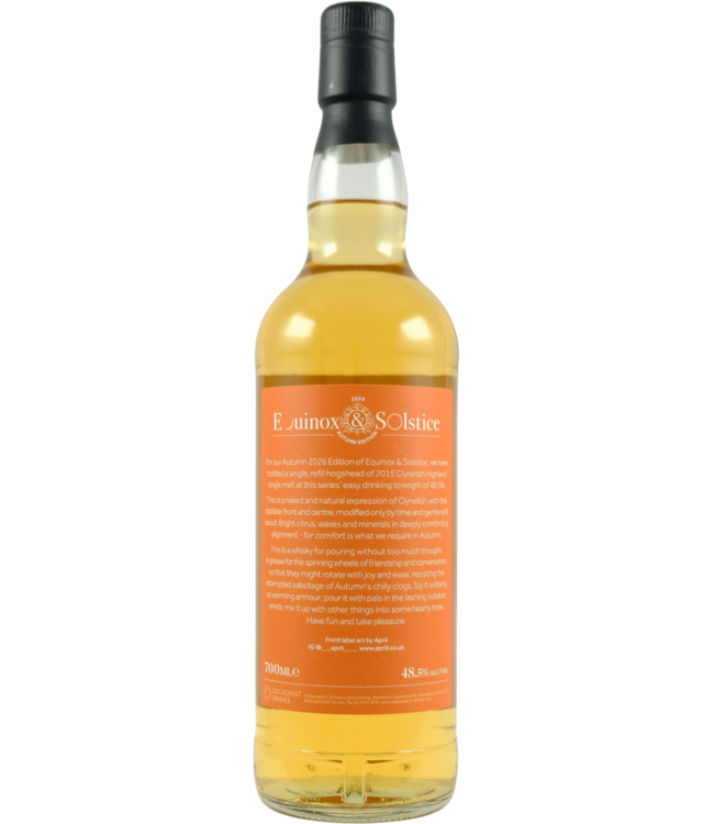 Clynelish Clynelish 2015 Decadent Drinks - Equinox & Solstice