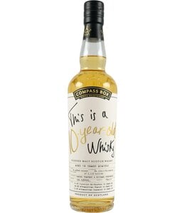 This is a Whisky 10-year-old - Compass Box