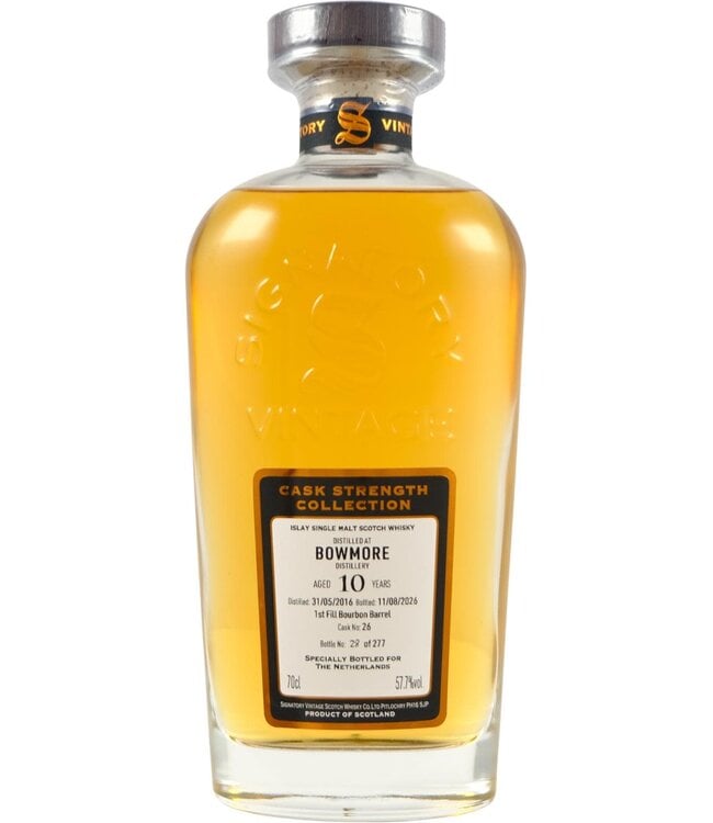 Bowmore Bowmore 2016 Signatory Vintage - Cask  26 - One Bottle Per Person