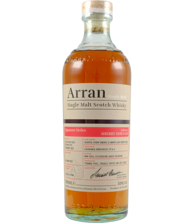 Arran Arran 09-year-old Sherry Serenade