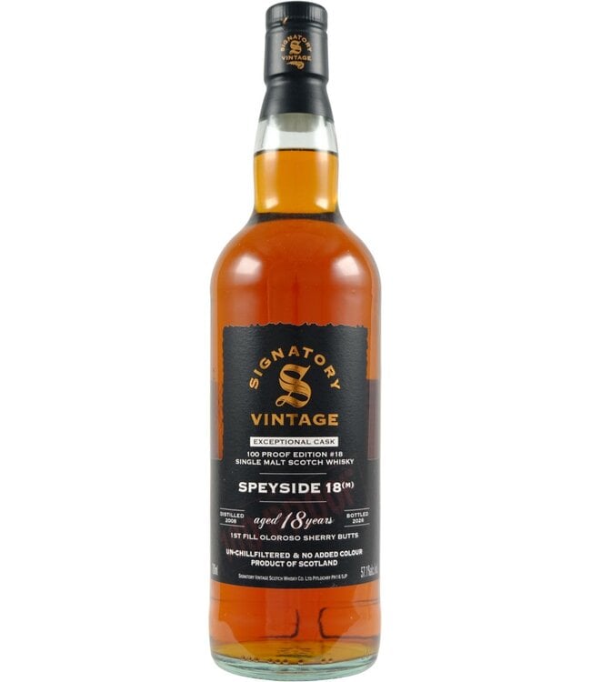 Macallan Speyside (M) 2008 Signatory Vintage - 100 Proof Exceptional #18