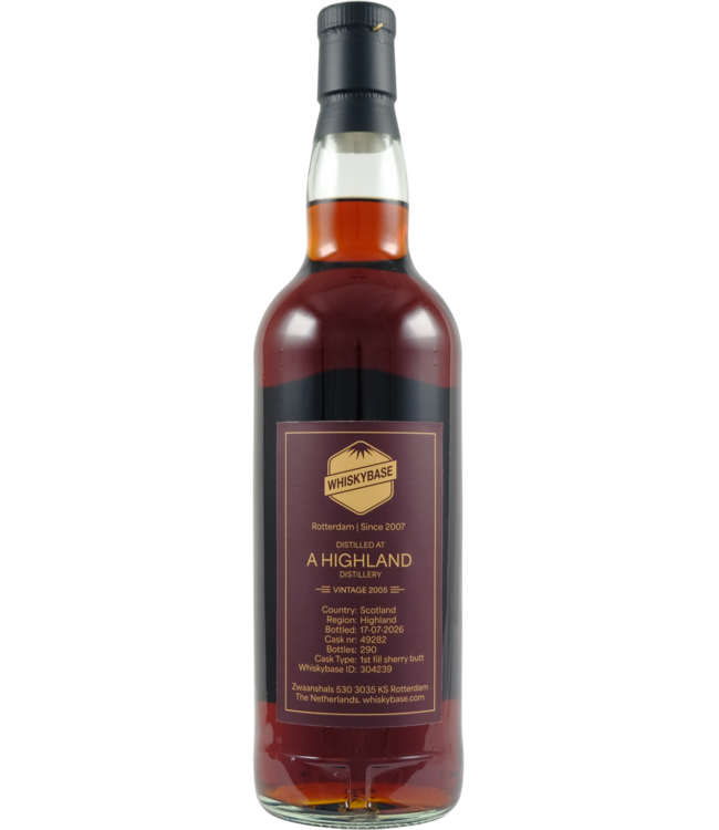Highland Malt 2005 Whiskybase - City Edition
