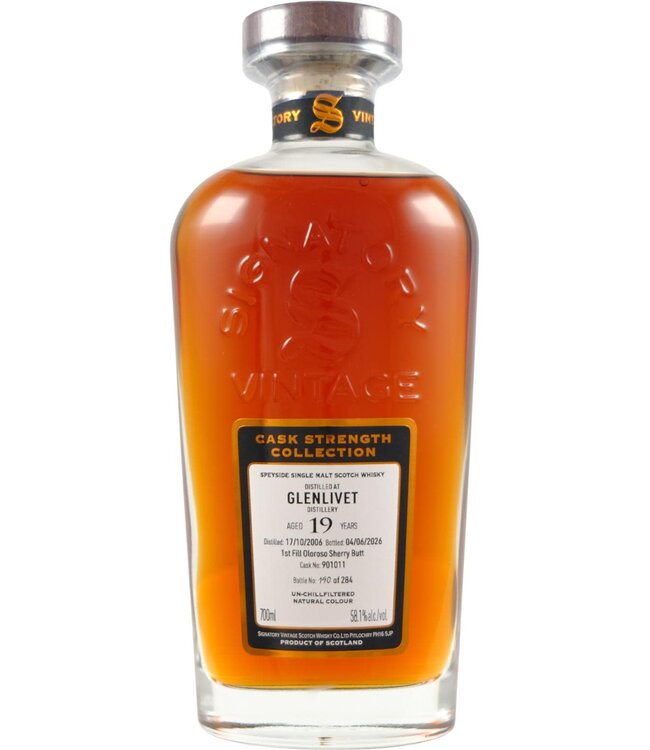 Glenlivet Glenlivet 2006 Signatory Vintage - Cask 901011