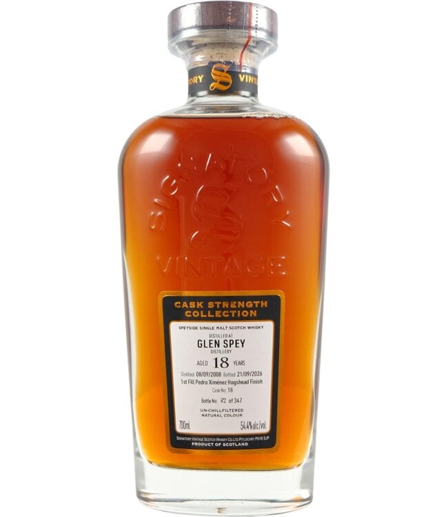 Glen Spey Glen Spey 2008 Signatory Vintage - Cask 18