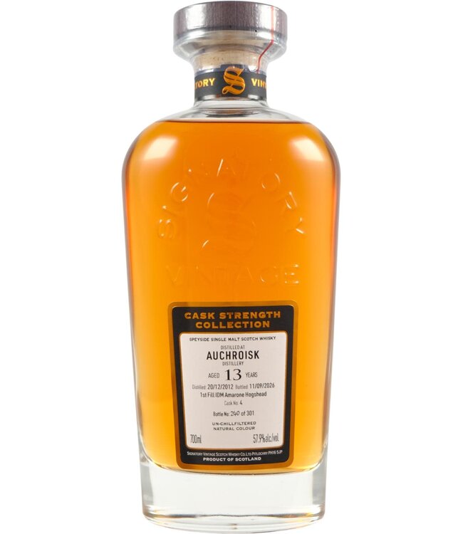 Auchroisk Auchroisk 2012 Signatory Vintage - Cask 4