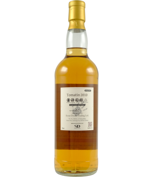 Tomatin Tomatin 2010 Scout Drinks