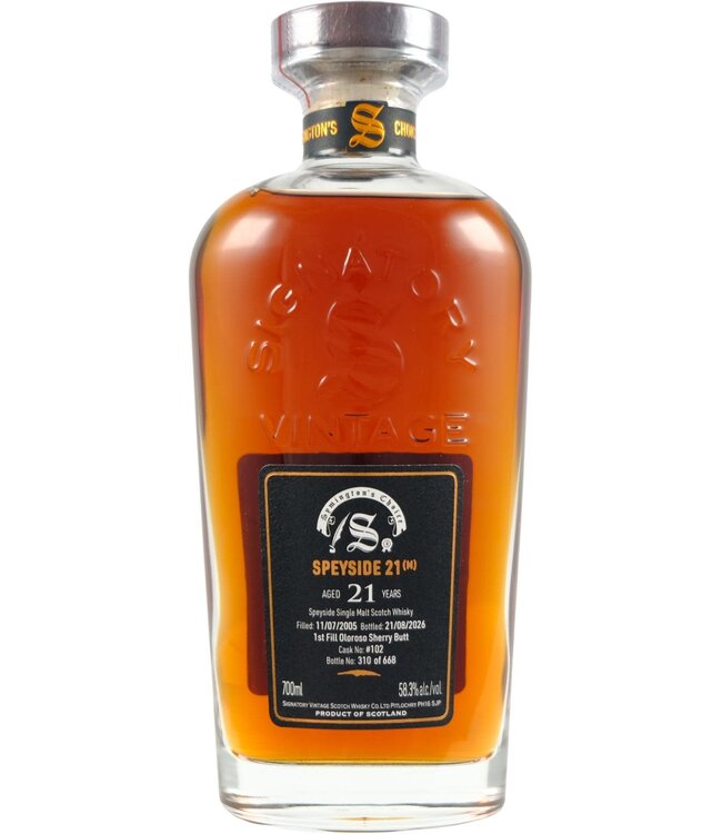 Macallan Speyside (M) 2005 Signatory Vintage - cask #102
