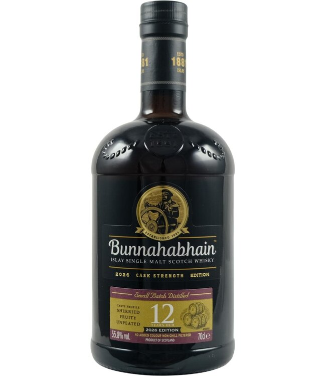 Bunnahabhain Bunnahabhain 12-year-old - Cask Strength 2026