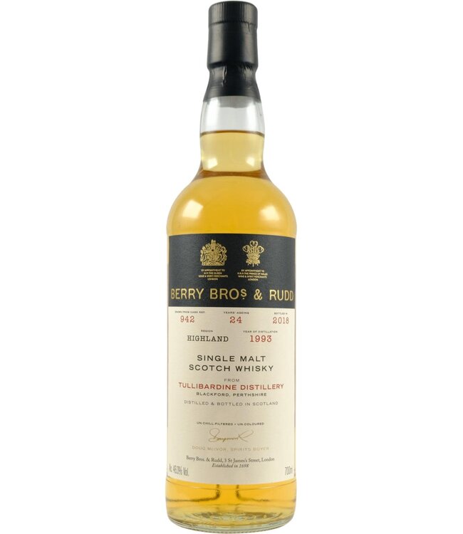 Tullibardine Tullibardine 1993 Berry Bros & Rudd
