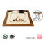 Ubergames Ubergames – Grandmaster Carrom – Taktisches Spiel – 17 kg. Hartholz – mit Tisch Klasse und großartig