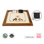 Ubergames Wettkampf Carrom Set - Professionelles Brettspiel, 17Kg Schwer, Aus Eco-Hartholz