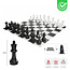 Ubergames Ubergames - XL Outdoor Schachspiel - Taktisches Brettspiel - König 30 cm Hochwertig - Inklusive Matte und Tasche