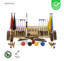 Ubergames – Krocket-Set Professional – Englisches Gartenspiel – 16 mm – offiziell mit Holzbox – Klasse und großartig