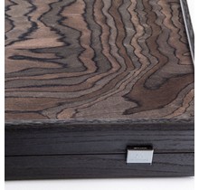 Ebony Burl Hyperluxe Backgammon spel - 48x30 cm