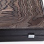 Manopoulos Ebony Burl Hyperluxe Backgammon spel - 48x30 cm