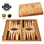 Manopoulos Lupo Burl Backgammon Set - Luxe - 48x30cm - Superluxe