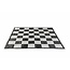 Tuin schaakmat, 140x140 cm - Dammen Schaken