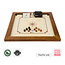 Ubergames Grandmaster Carrom-Spiel – Brettspiel – 17 kg. Hartholz aus Indien – Luxus-Profi in schöner Tragetasche