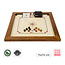 Ubergames Grootmeester Carrom spelk - Bordspel - 17 kg.  Hardhout uit India  - Luxe  Professioneel in mooie draagtas