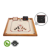 Carrom - Hardhout -  Officiële 74x74 cm wedstrijd maat