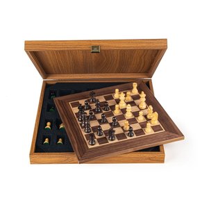 Holz Schach einstellen 7,7 cm König 32 Schach Stüc – Grandado