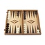 Manopoulos Backgammon-Set mit Eichen- und Walnussholzdruck - Luxus - 30x17 cm