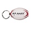 RAM RAM - Rugbybal sleutelhanger - 6cm - Rood/wit