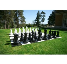 Ubergames - XXXL Giga-Schachspiel - Figuren bis 64 cm - UltraViolet-geschützt, so lange schön - ohne Brett, aber separat bestellbar - fantastisches Staunton-Design
