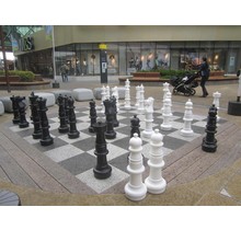 XXXL Giga Schach, bis zu 94 cm, PVC-UV Geschutzt