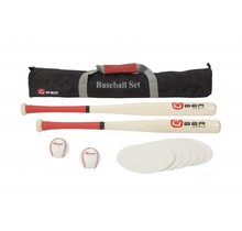 Baseball-Set, ECO-Hartholz in einer Tasche