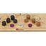 Ubergames Carrom Steine, Striker, Pulver in der Tasche